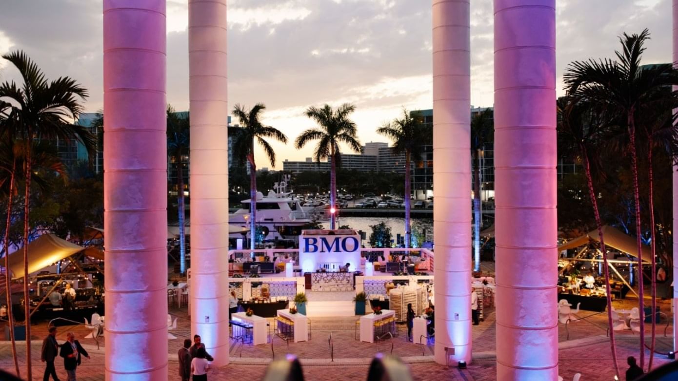 Diplomat Landing - Intracoastal Front Outdoor Event Terrace