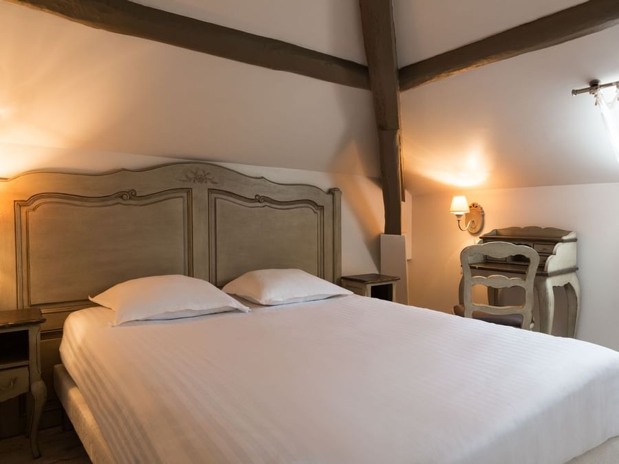 Interior of the Double bedroom at Hotel Les Poemes de Chartres