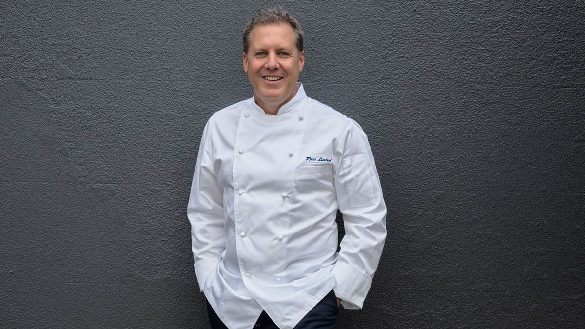 Portrait of Woodcut restaurant's chef at Crown Towers Sydney