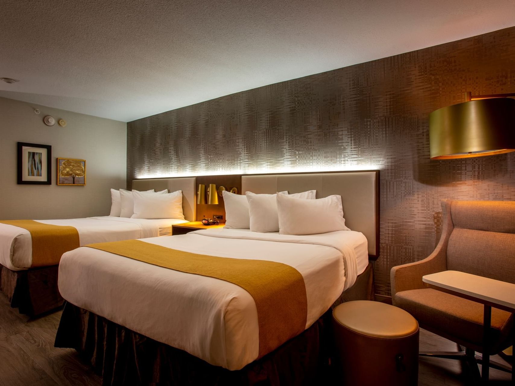 Queen Beds arranged in Platinum Room at Atlantica Hotel Halifax