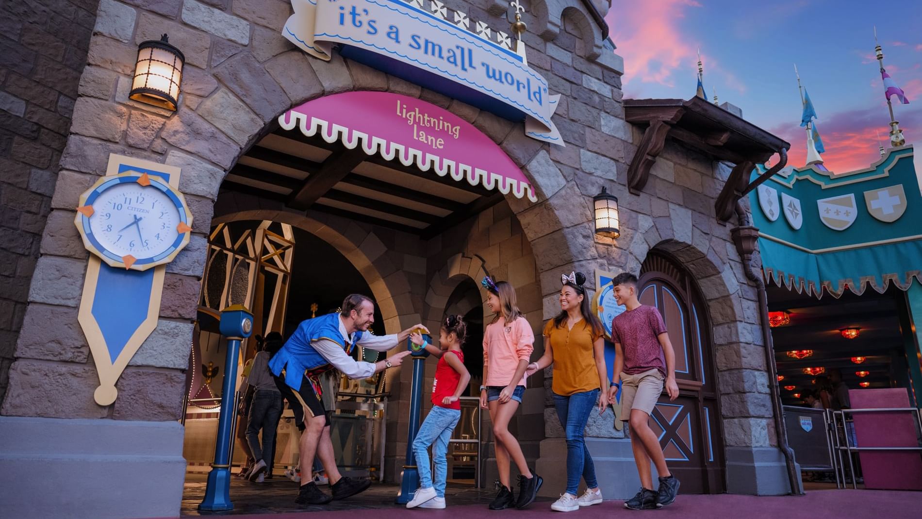 Entrance of Walt Disney World’s Magic Kingdom near Lake Buena Vista Resort Village & Spa