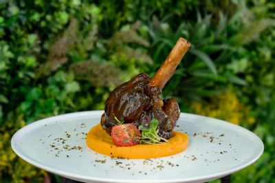 chicken prepared at glass house
