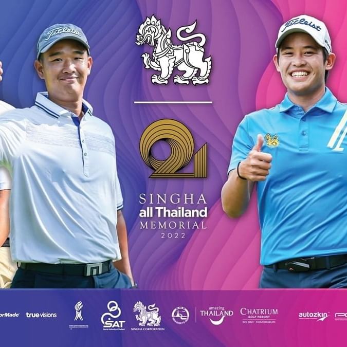 A poster of a tournament at Chatrium Golf Resort Soi Dao