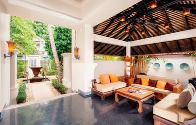 Waiting area at the Spa at Paradox Resort Phuket