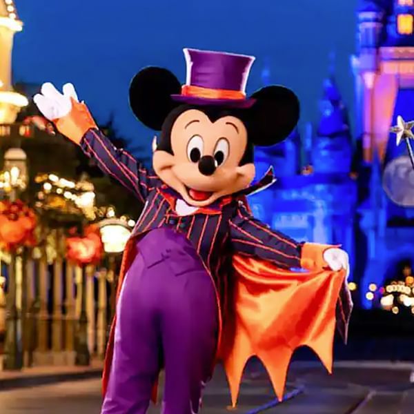 Mickey Mouse in Halloween Party at Lake Buena Vista Resort Village & Spa