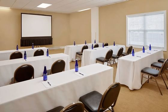 Meeting Room arranged for a meeting at Westford Regency