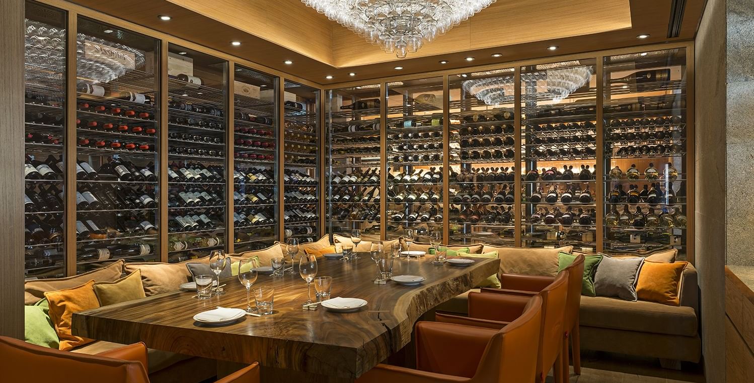 Zuma Restaurant table set-up at Fendi Private Suites