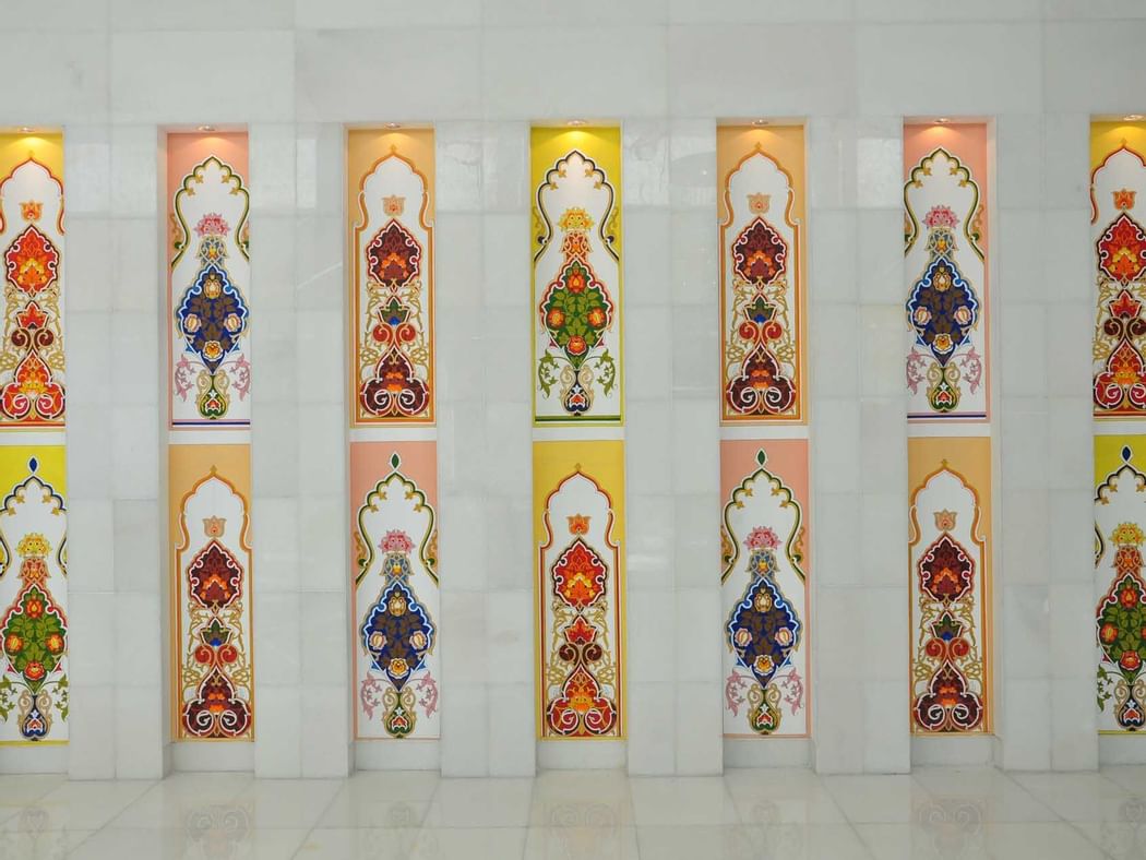 Interior done based on Tajik culture at Dushanbe Serena Hotel 