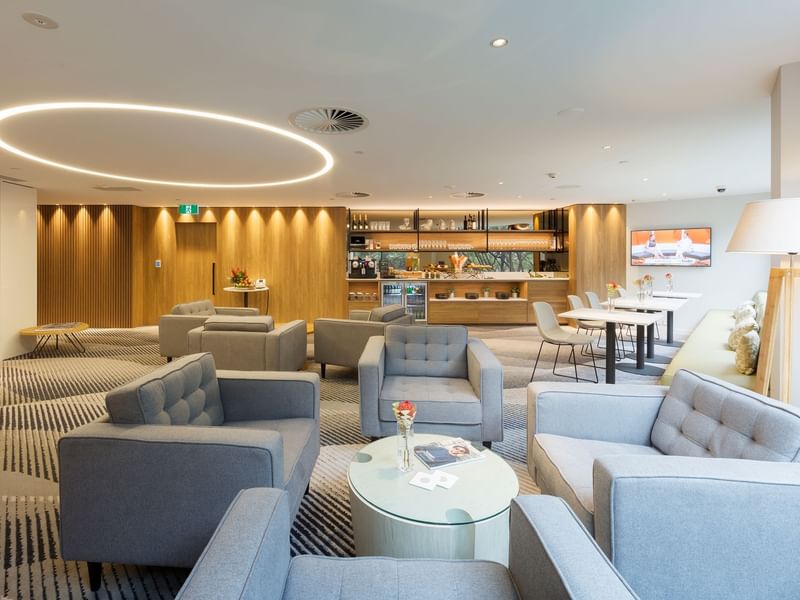 Interior of Executive Lounge at Pullman Sydney Olympic Park