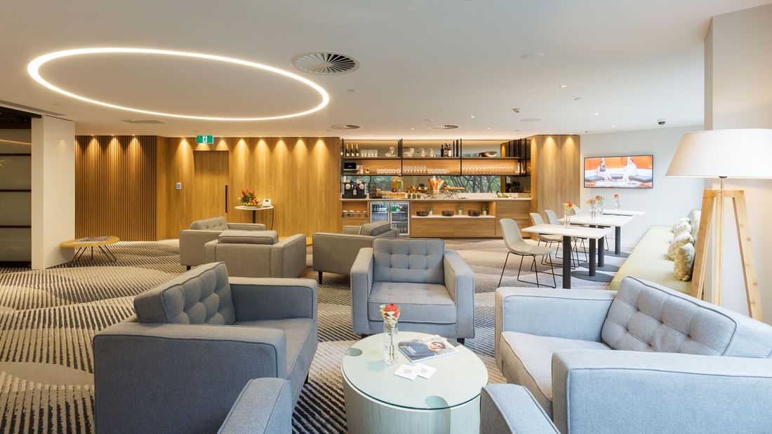 Interior of Executive Lounge at Pullman Sydney Olympic Park