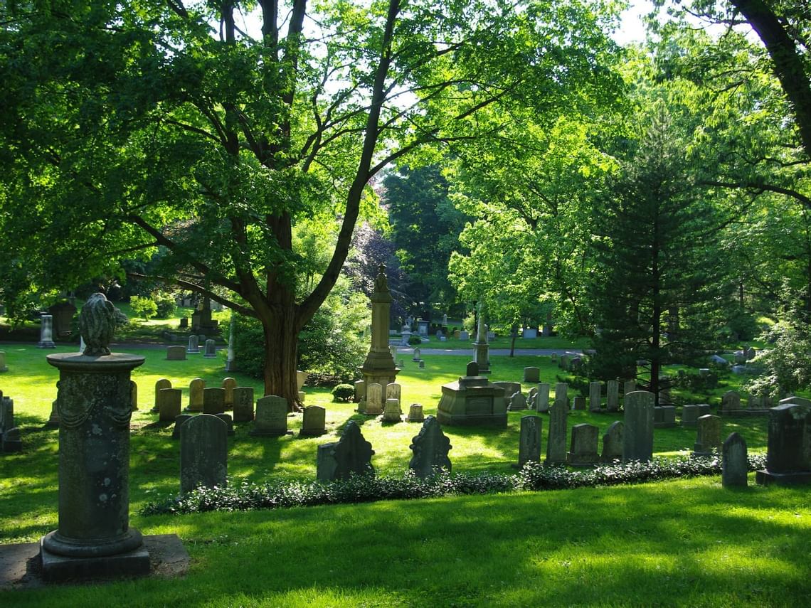 Mt Auburn Cemetery Porter Square Hotel