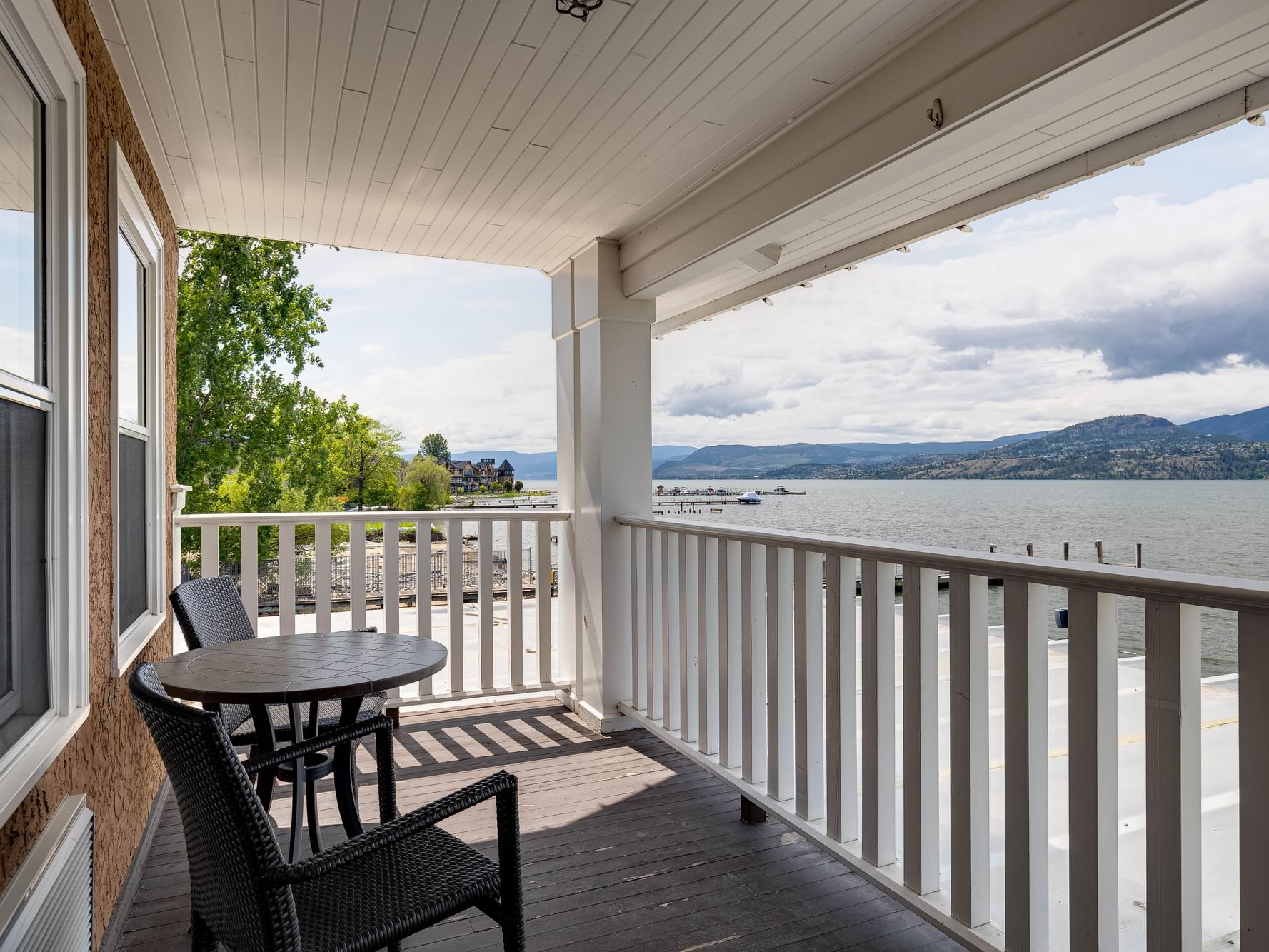 Lake view from Heritage Queen Room at Hotel Eldorado