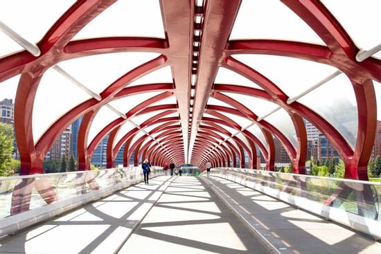 Peace Bridge near Coast Calgary Downtown Hotel