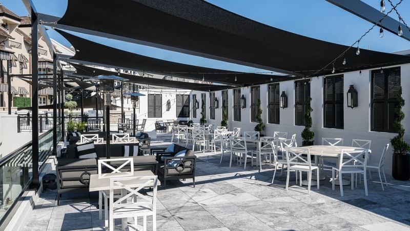 Havana Beach Roofop Seating