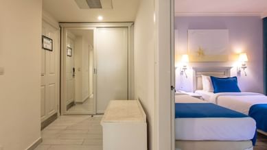 Bedroom with a king-size bed at Kairaba Bodrum Imperial