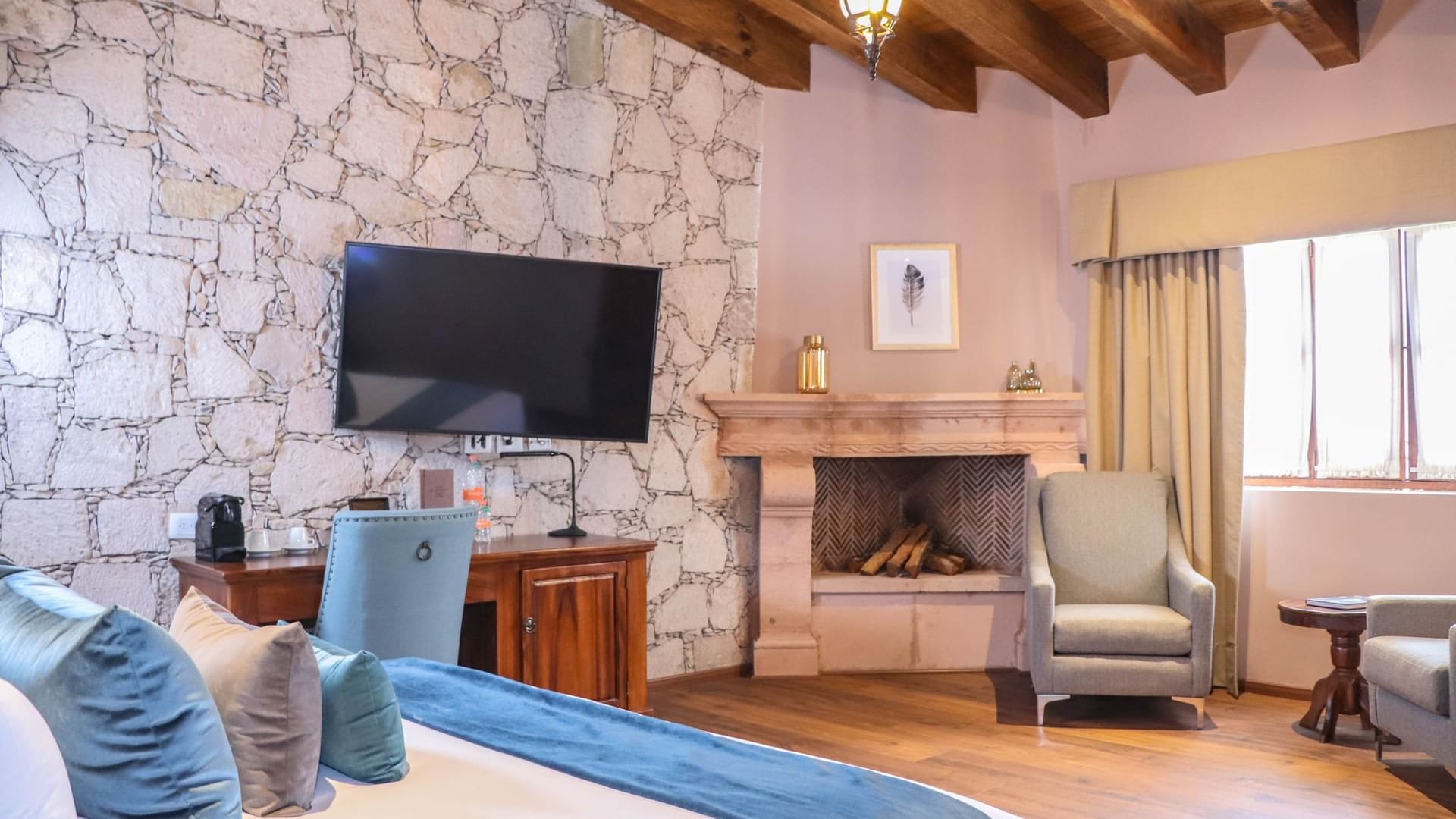 Living area in bedroom at Gamma Morelia Vista Bella