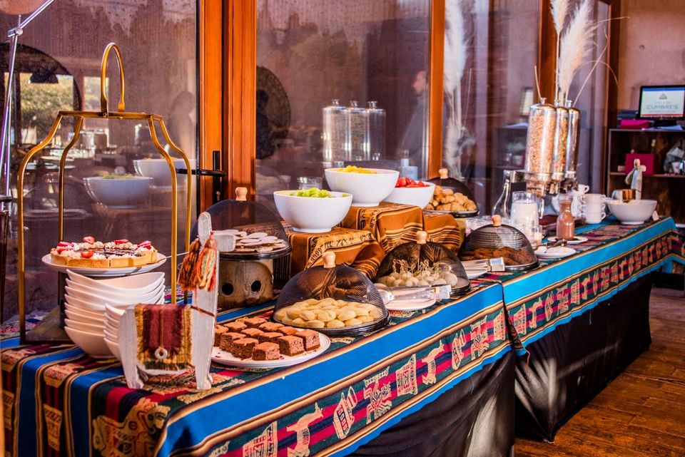 Buffet at Hotel Cumbres San Pedro de Atacama in Chile