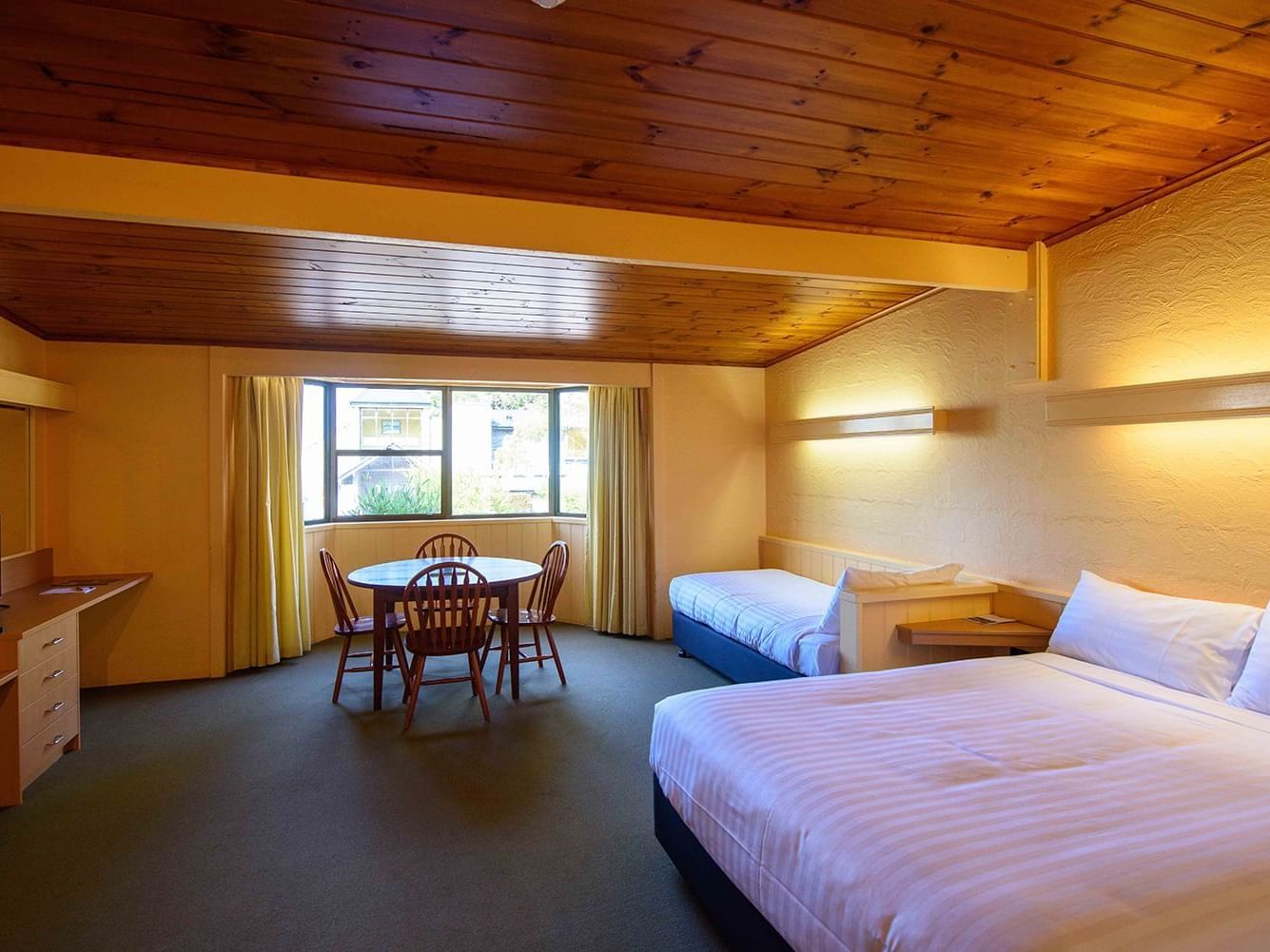 Interior of The Hilltop Standard Family Room at Strahan Village