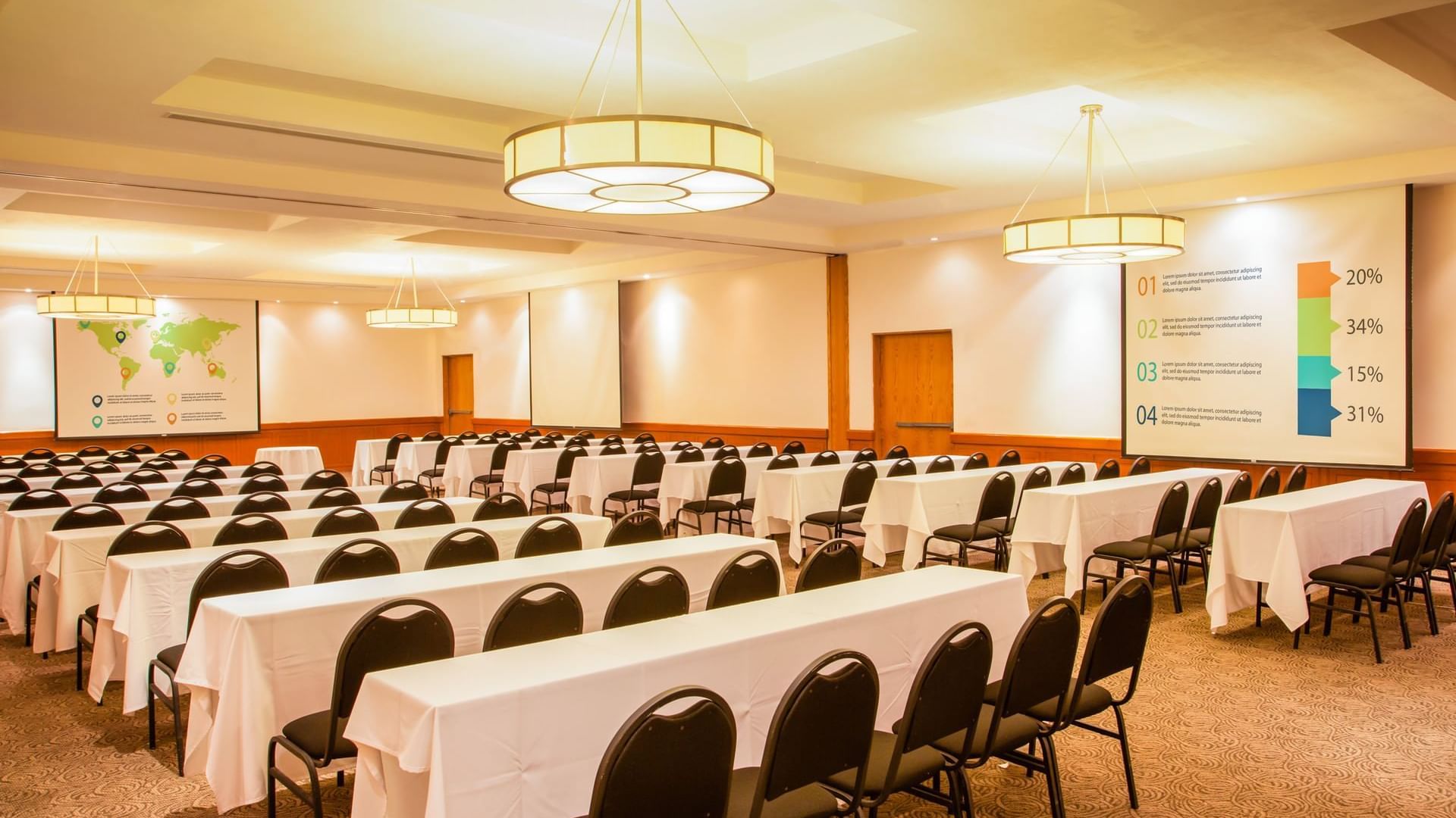 Classroom setup meetingroom at Fiesta Inn Monterrey Fundidora