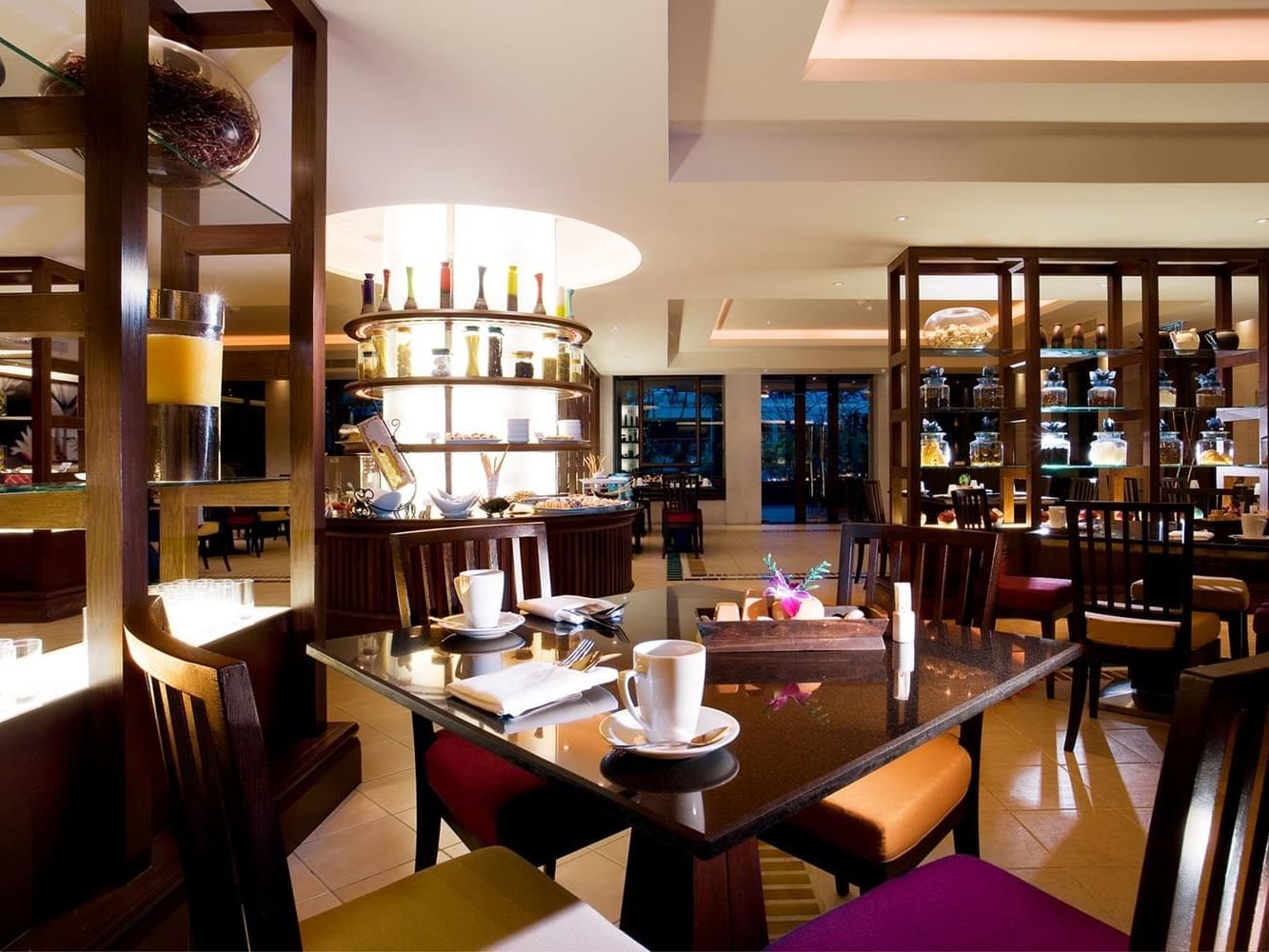 Interior of Pacifica restaurant at Paradox Phuket Resort