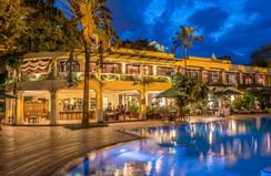 View of the Hotel Pool and Pool bar at Nairobi Serena Hotel