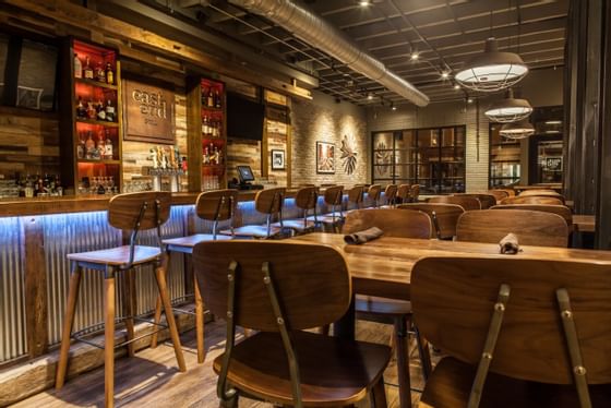 Dining tables & bar counter, East End Grill, The Whittaker Inn