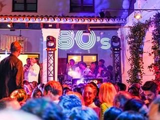 People at a night function in Marbella Club