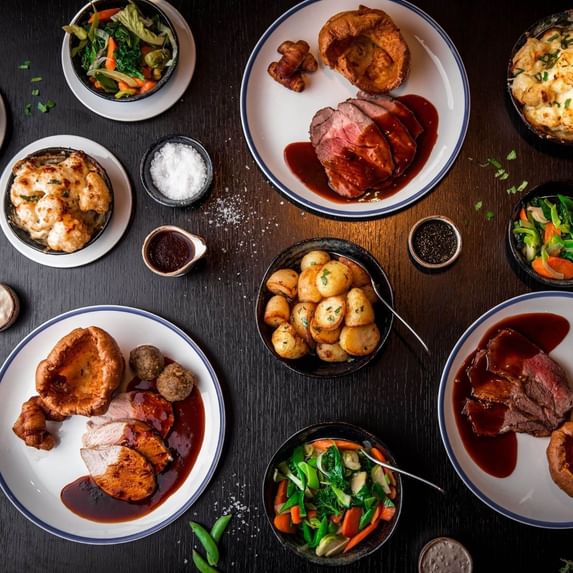Dishes served in a Pub & Grill