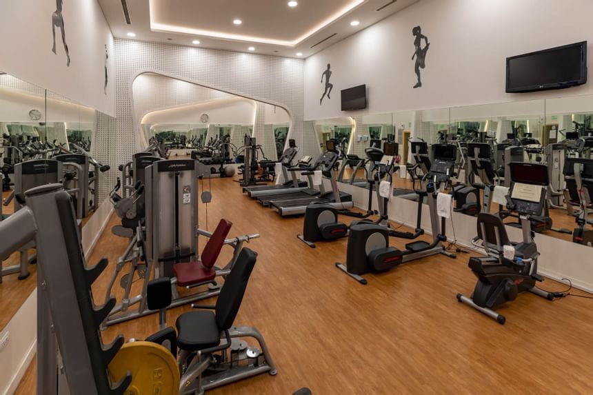 Equipment in Fitness Gym in Sealine Beach Resort