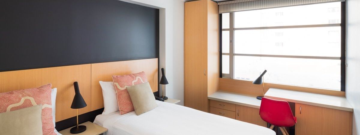 Standard Double Room with two beds at ibis Sydney World Square hotel