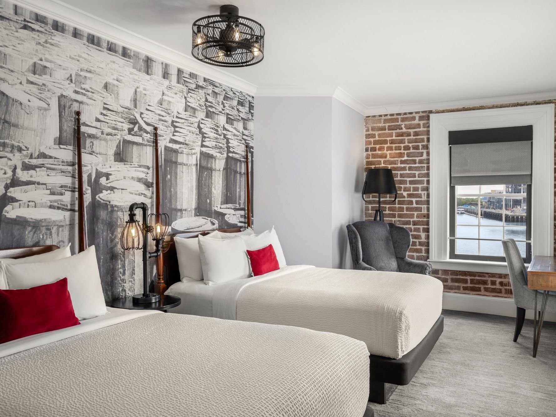 River Street Inn - River View Room with two Queens