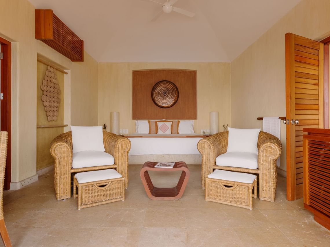 Curated visual reference: Curated Penthouse Master Suite With Separate Dining Area Gallery View