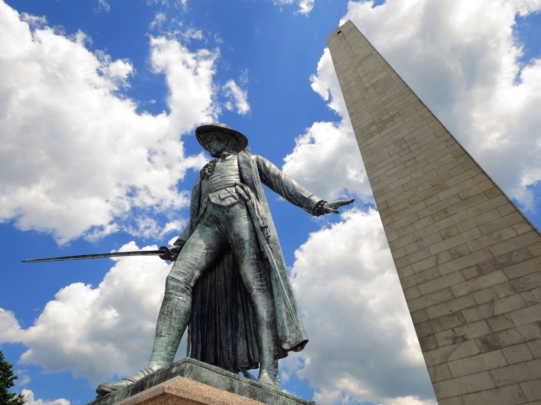 Bunker Hill Monument near The Godfrey Boston Hotel