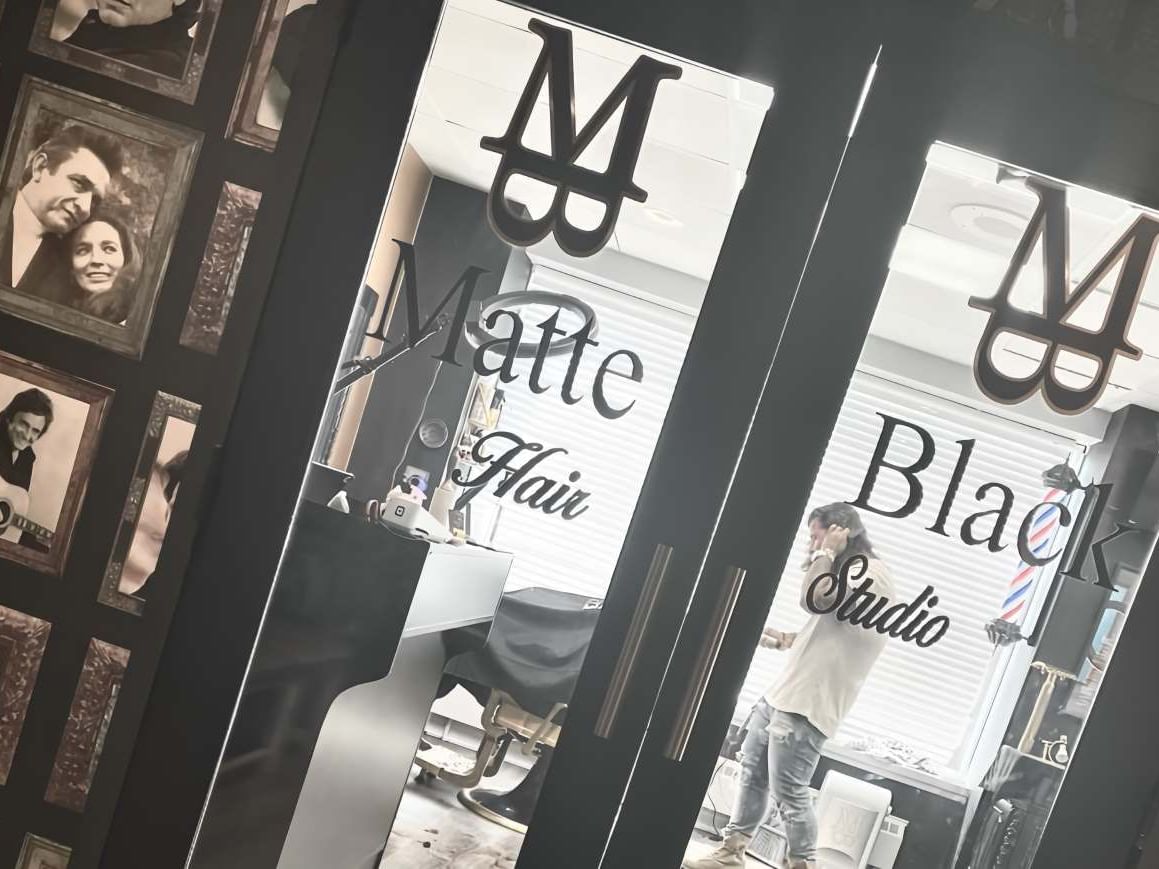 Matte Black Hair Salon Asbury Park