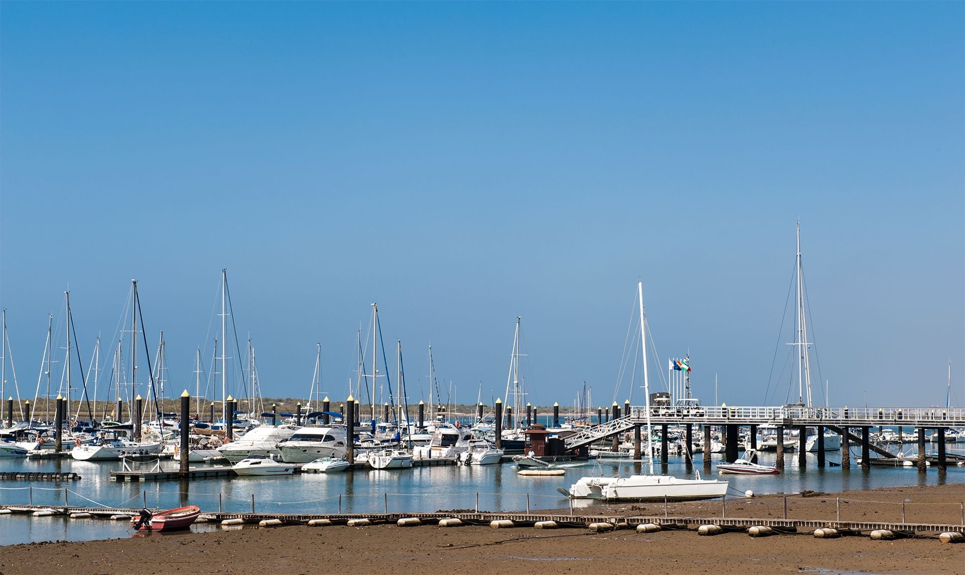 harbour with boats