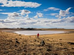 Beautiful panorama in the deserts near Hotel Cabo de Hornos