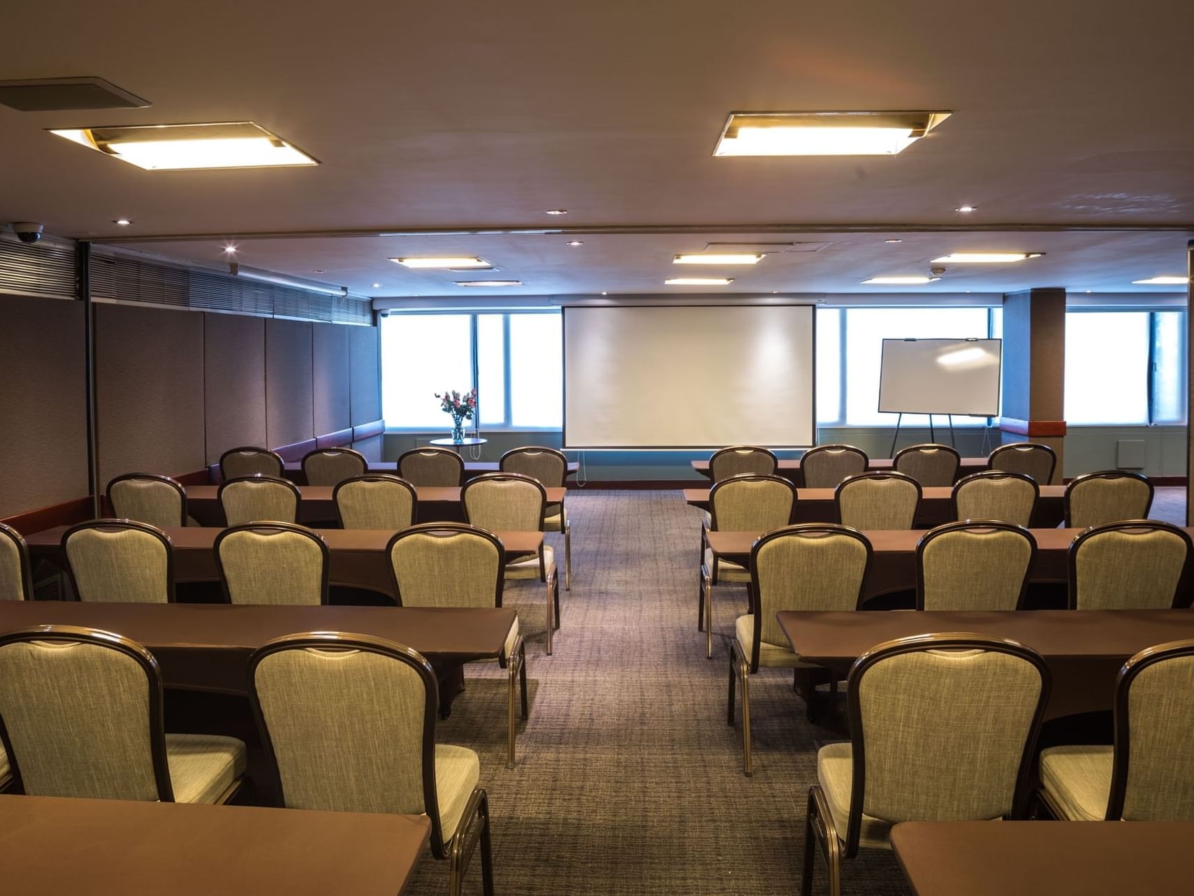 Chicó meeting room arranged for an event at Bogota Plaza Hotel