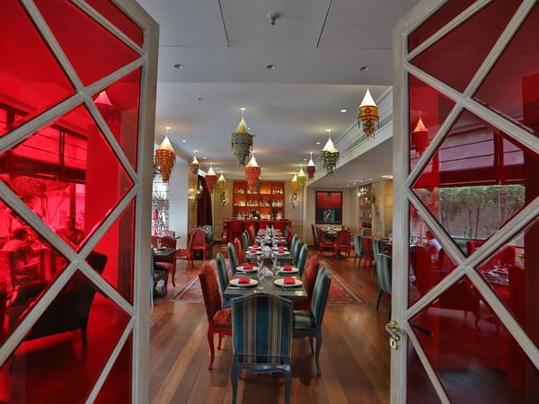 Al Hindi Restaurant with Red Doors