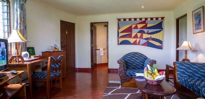 Living Room in Losimingori Suite at Lake Manyara Serena Lodge