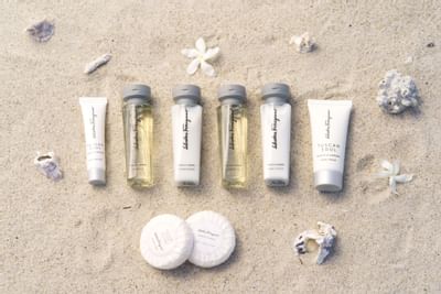 Close up on toiletries at Danna Langkawi Hotel