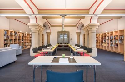 The library in Hotel Collegium Leoninum, Bonn