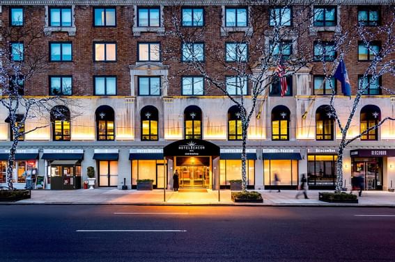 Entrance of Hotel Beacon at Hay Creek Hotels
