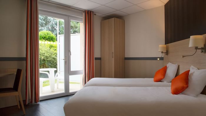 Interior of the Double bedroom at Le Clos de l'Orgerie