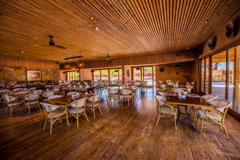 Restaurant at Hotel Cumbres San Pedro de Atacama in Chile