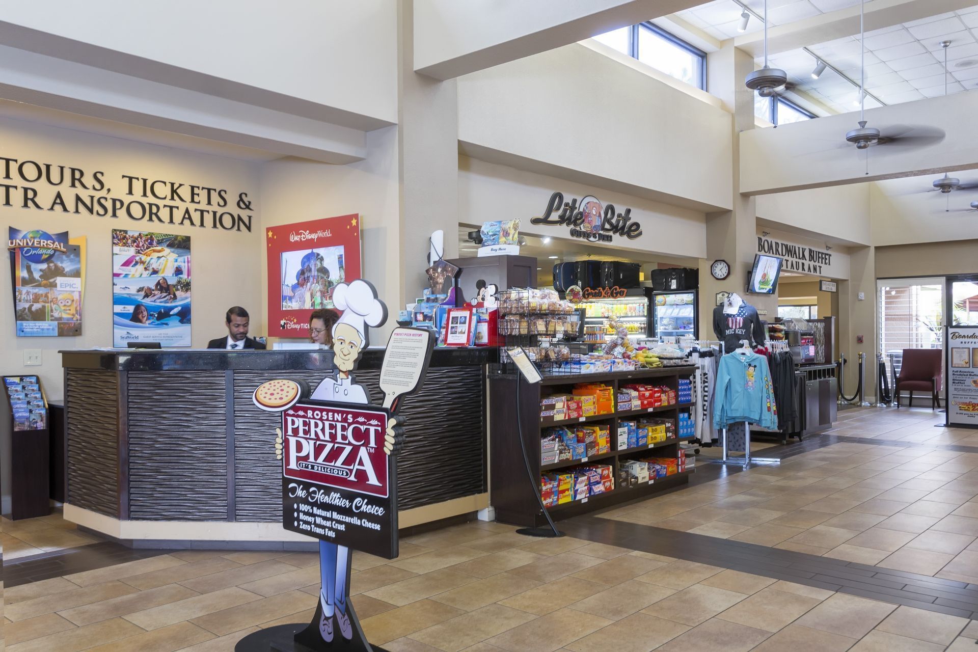 Lite Bite Mini-Market entrance at Rosen Inn Lake Buena Vista