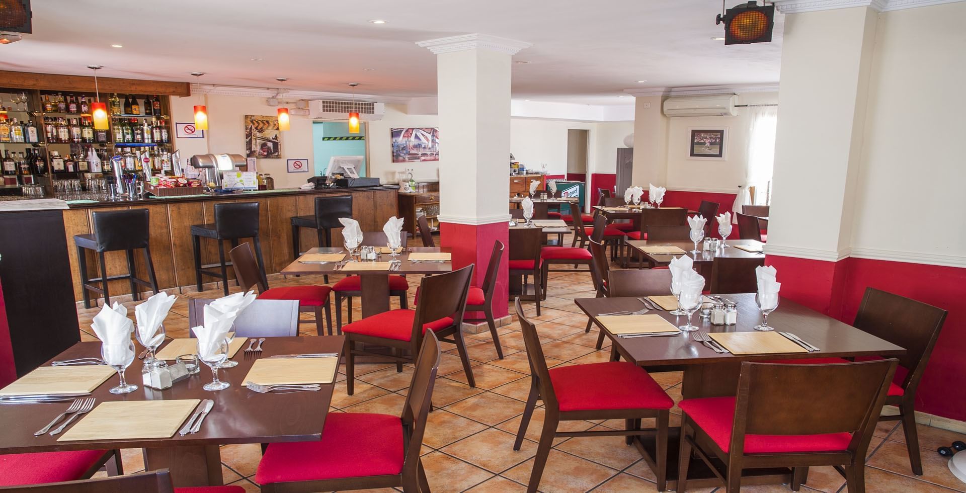 Sunset Harbour Club Restaurant Seating Indoor