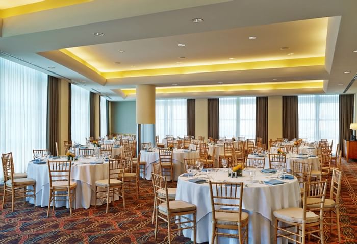 Dining area of Breakout Space Ocean View at The Diplomat Resort