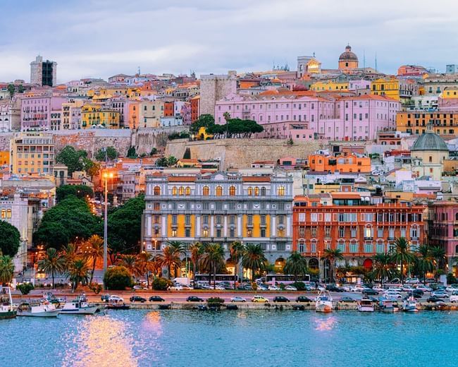 Cagliari mare d'inverno
