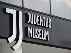 Close-up of Juventus Stadium logo, Duparc Contemporary Suites