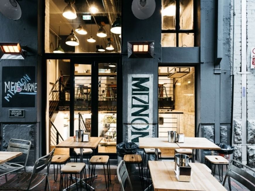 Interior of a restuarant at Brady Hotels Hardware Lane